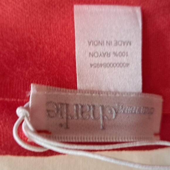 NWT Charming Charlie Infinity Scarf Dark Coral 20 x 72 - Picture 2 of 6